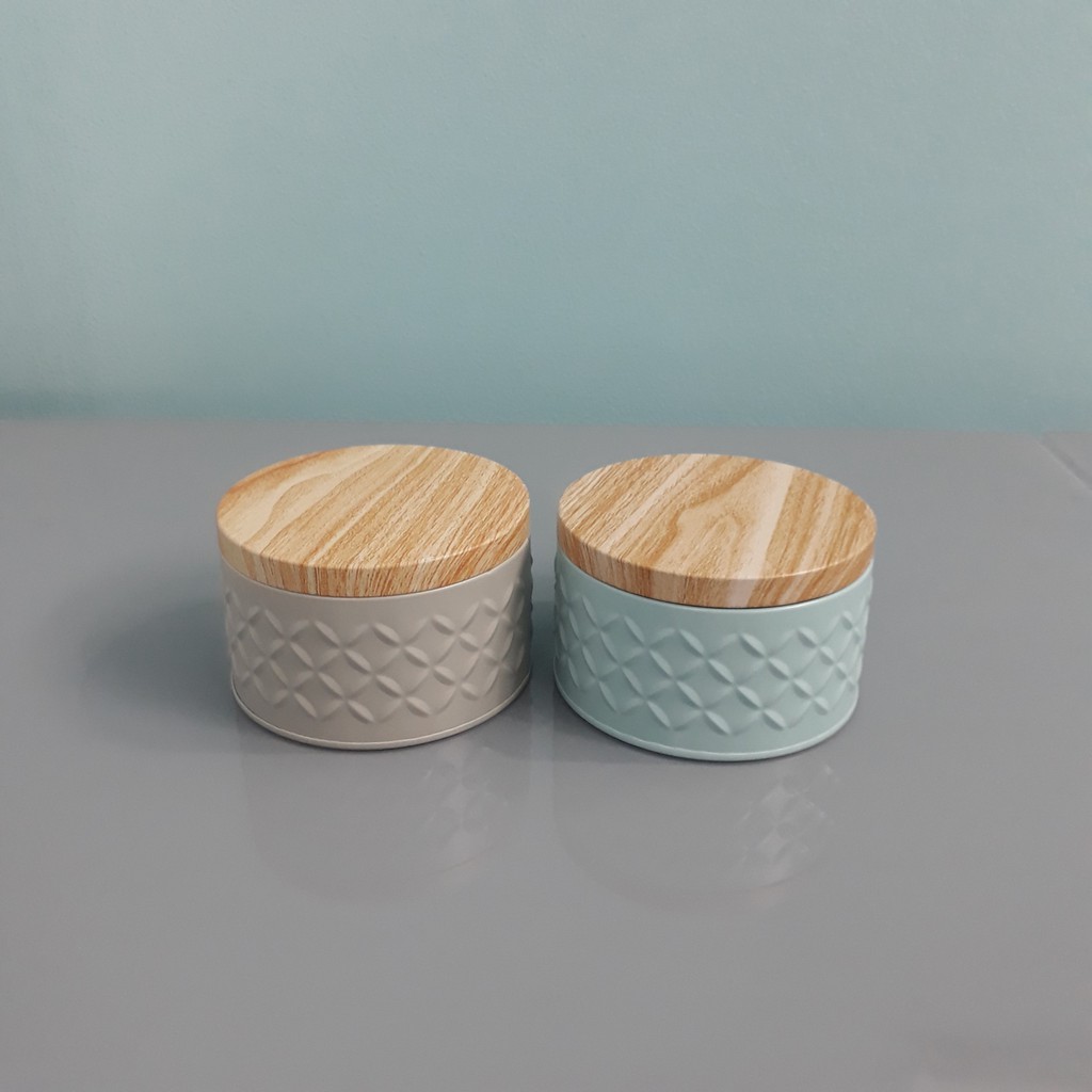 Hộp thiếc tròn mini