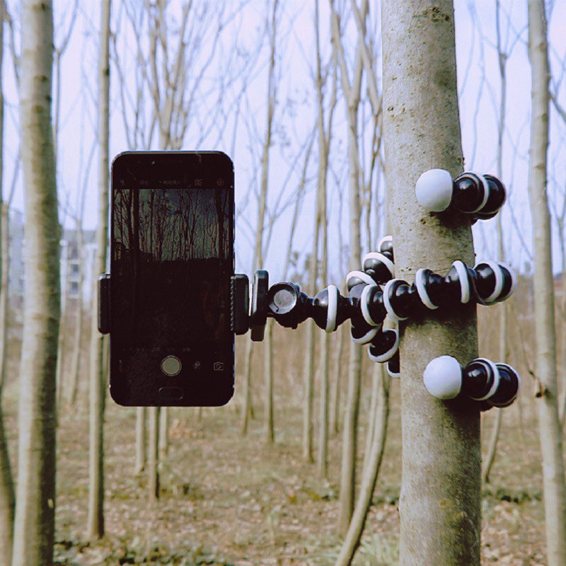 Lammcou Octopus Tripod Universal Flexible Gorillapod Tripods with Phone Holder Clipcompatible with Smartphone Camera