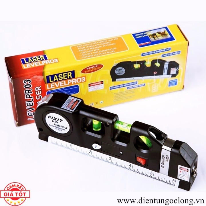 Thước Đo Laser Nivo/ Căn Mực 4in1 Laser Level Pro 3