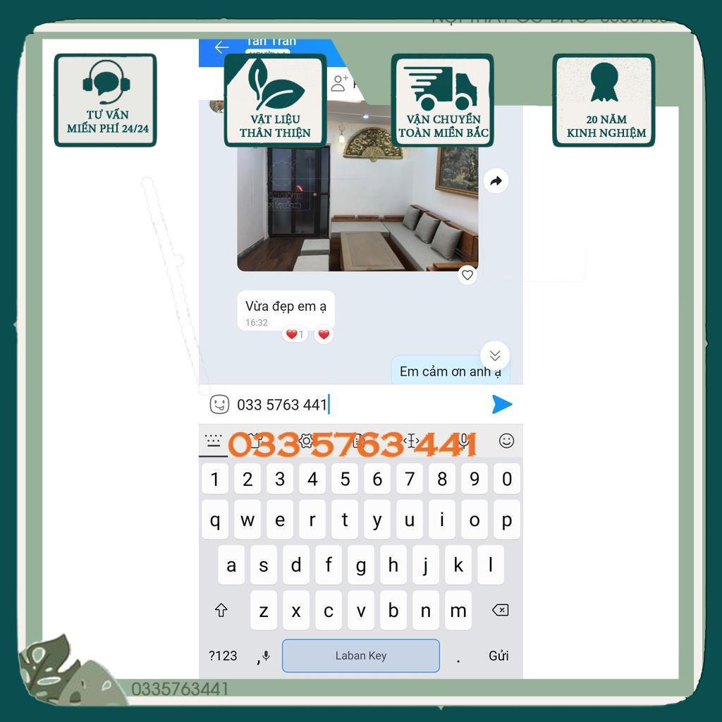 GIÁ GỐC - Sofa gỗ sồi nga 100% kích thước góc L 2mx1m8 kèm 1 đôn và bàn trà sofa