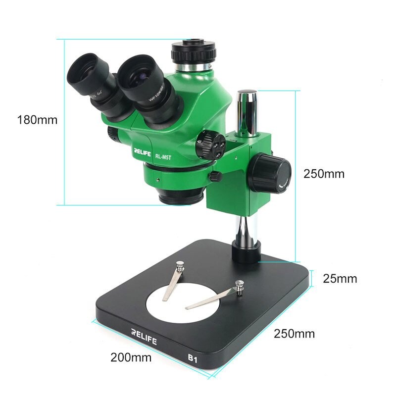 Kính hiển vi RELIFE RL-M5T-B1 - Kính hiển vi quang học M5T 3 mắt có tặng kèm đèn led hàng chính hãng