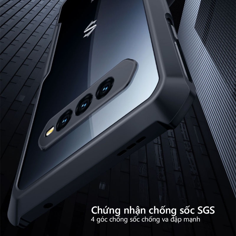 Ốp lưng XUNDD Black Shark 4 / 4 Pro / 4S / 4S Pro / 5RS Mặt lưng trong, Viền TPU, Chống sốc