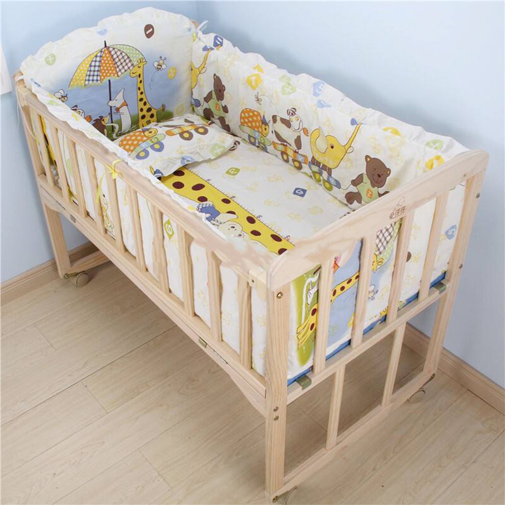 Bộ 5 món chăn đệm cotton cho bé