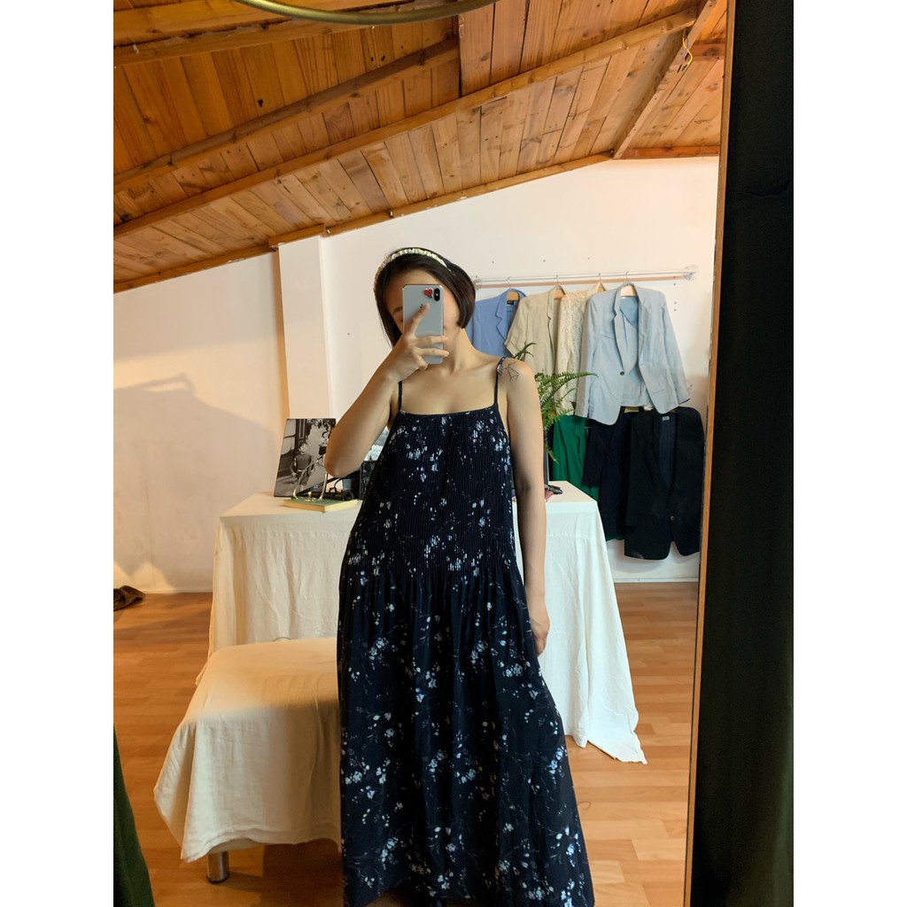 Đồ Si Hàn Quốc - Đầm H&M hoa tròn