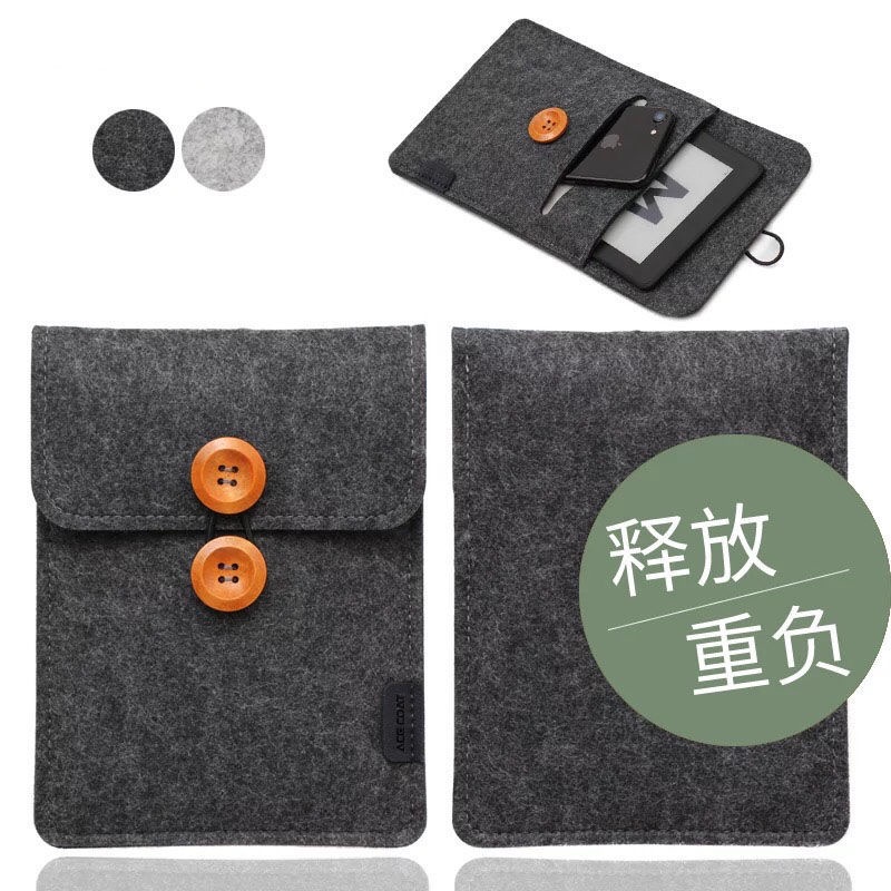 Túi Vải Nỉ Đựng Máy Kindle 11th 10th 8th 7th Generation 6.8 Inch Paperwhite 5 4 3 22018 2019 2021