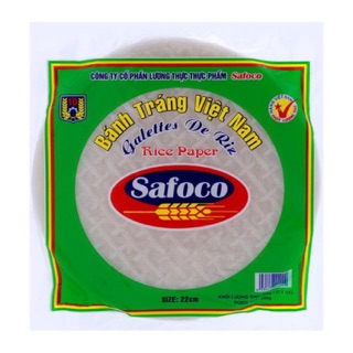 thùng 20 gói bánh tráng Safoco 300gr size 22cm