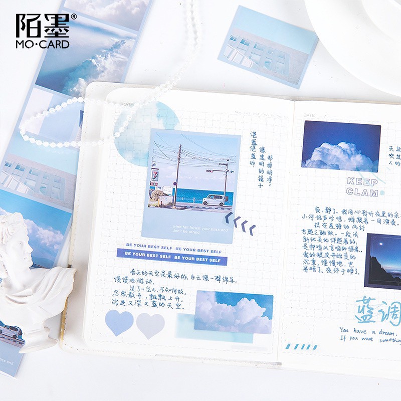 Sticker phong cảnh trang trí Scrapbook đẹp mắt Be Tiny