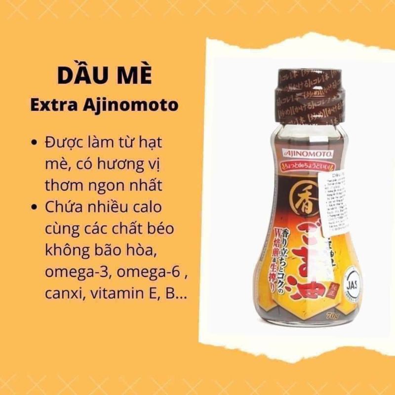 Combo 4 Loại Dầu Mè Ajinomoto/dầu Oliu Ajinomoto/Óc Chó Đức/ Dầu Gạo Tsuno - Trộn Cháo Cho Bé - Date 2024
