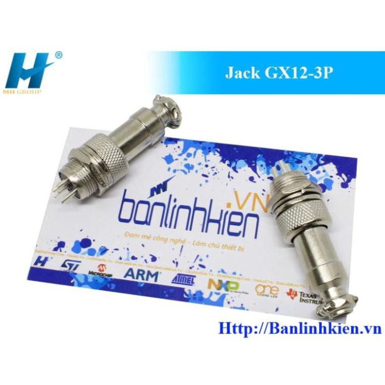 Bộ Jack GX12-3P