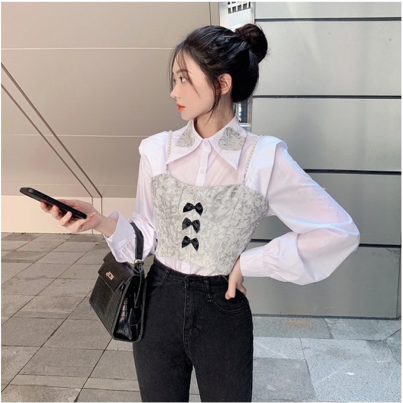 Áo Sơ Mi Tay Dài Thời Trang Mùa Hè Dễ Phối Đồ Cho Nữ