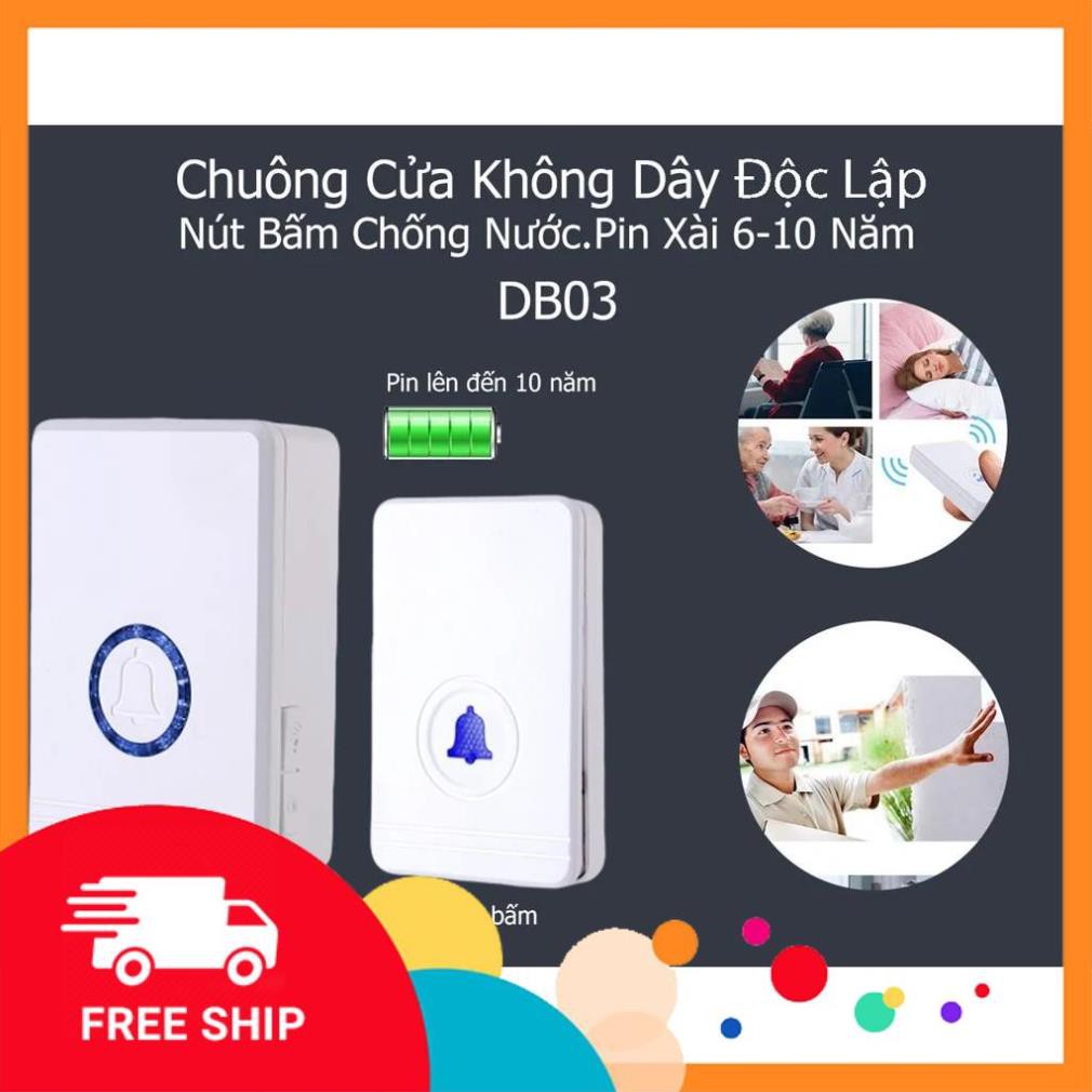 Chuông Cửa Không Dây mẫu mới-thao2423