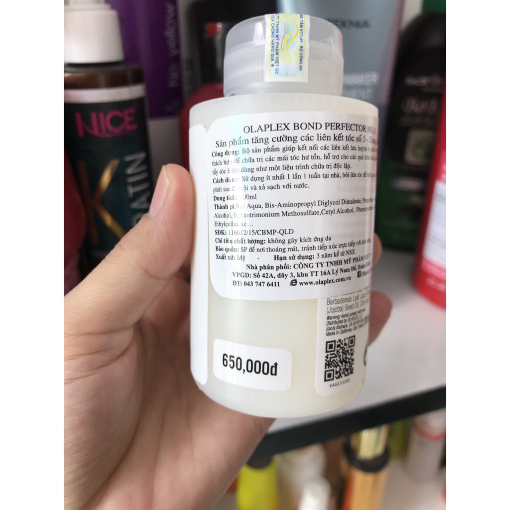 ✅ Hàng_Chính_Hãng_100%✅Olaplex No.3 100ml - Phục hồi Olaplex tại nhà