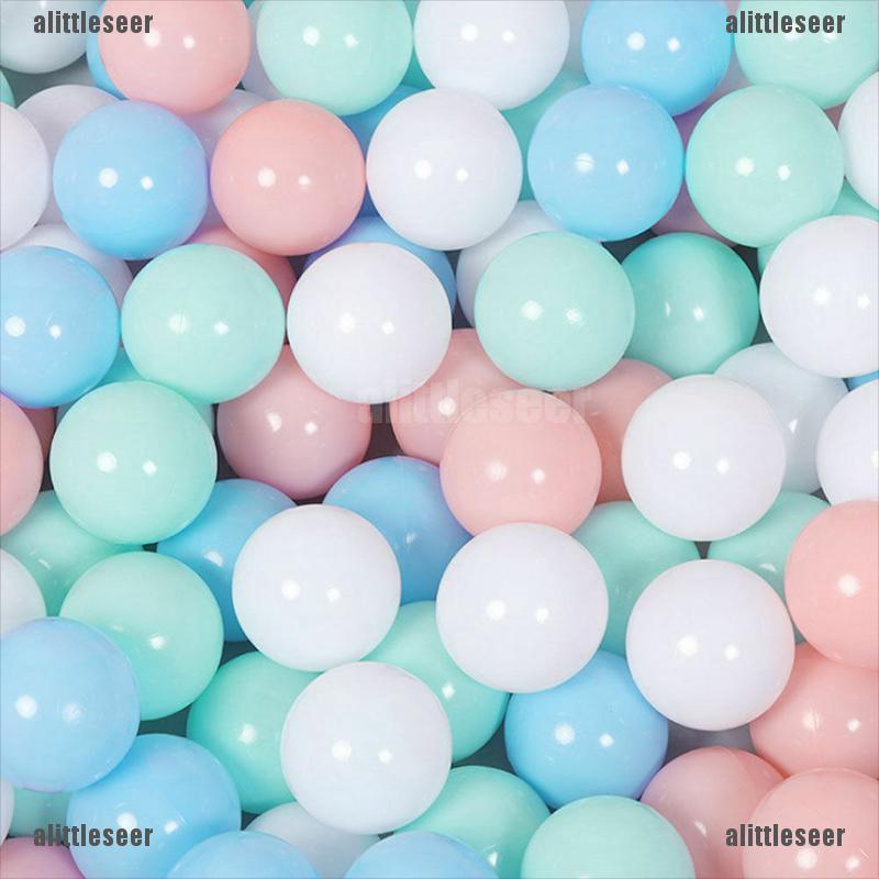 Set 100 / 200 Quả Bóng Nhựa Mềm Nhiều Màu Cho Bé