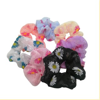 Scrunchies hoa cúc nhiều màu