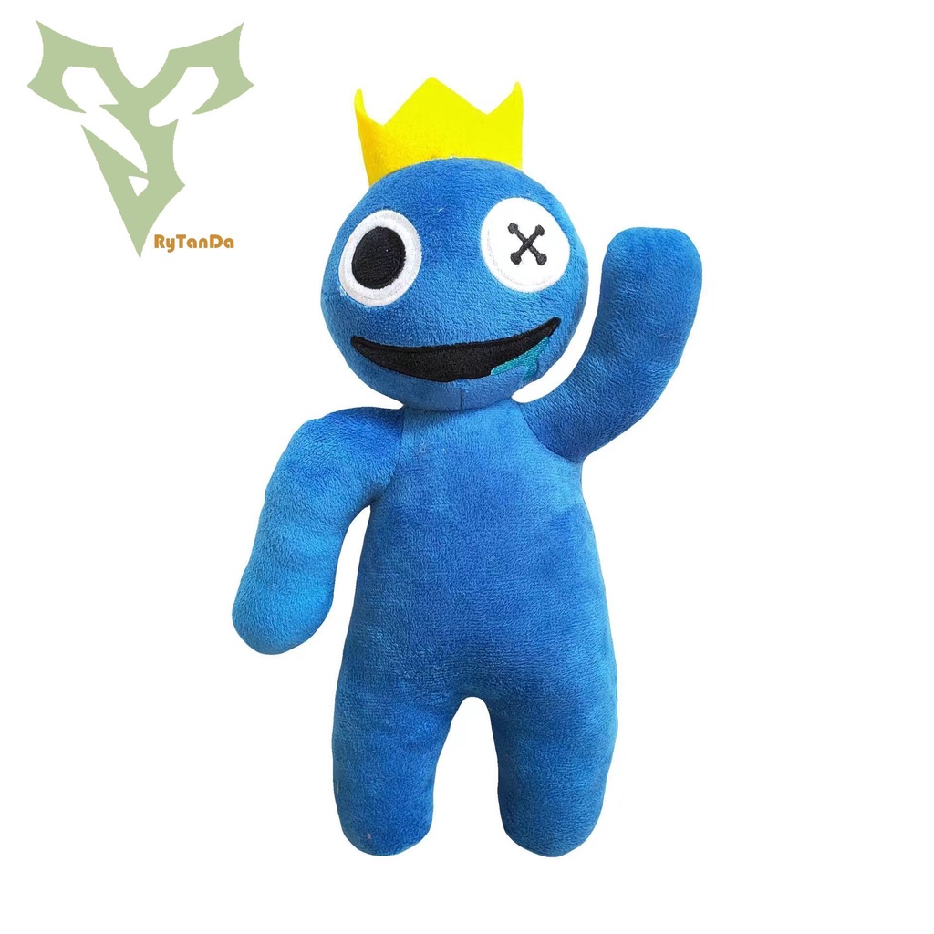 Búp Bê Nhồi Bông Hình Roblox Đội Vương Miện Màu Cầu Vồng 28cm Trang Trí Nhà Cửa