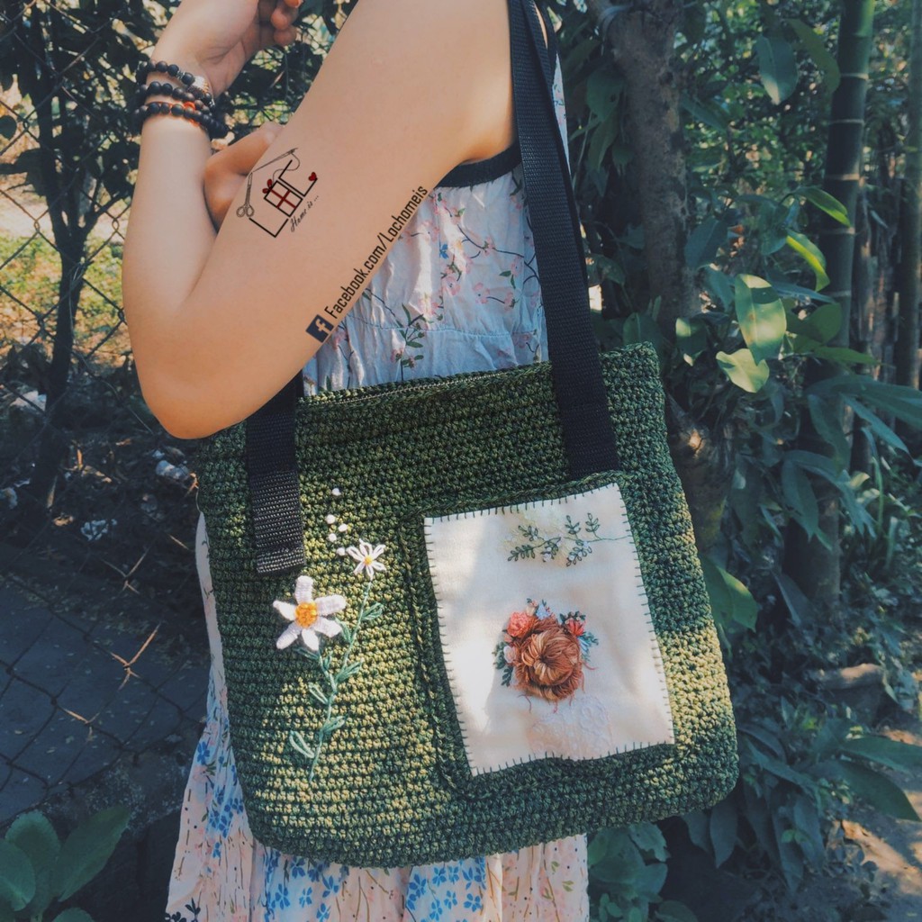 Túi Tote Crochet Handmade - LỘC Homeis