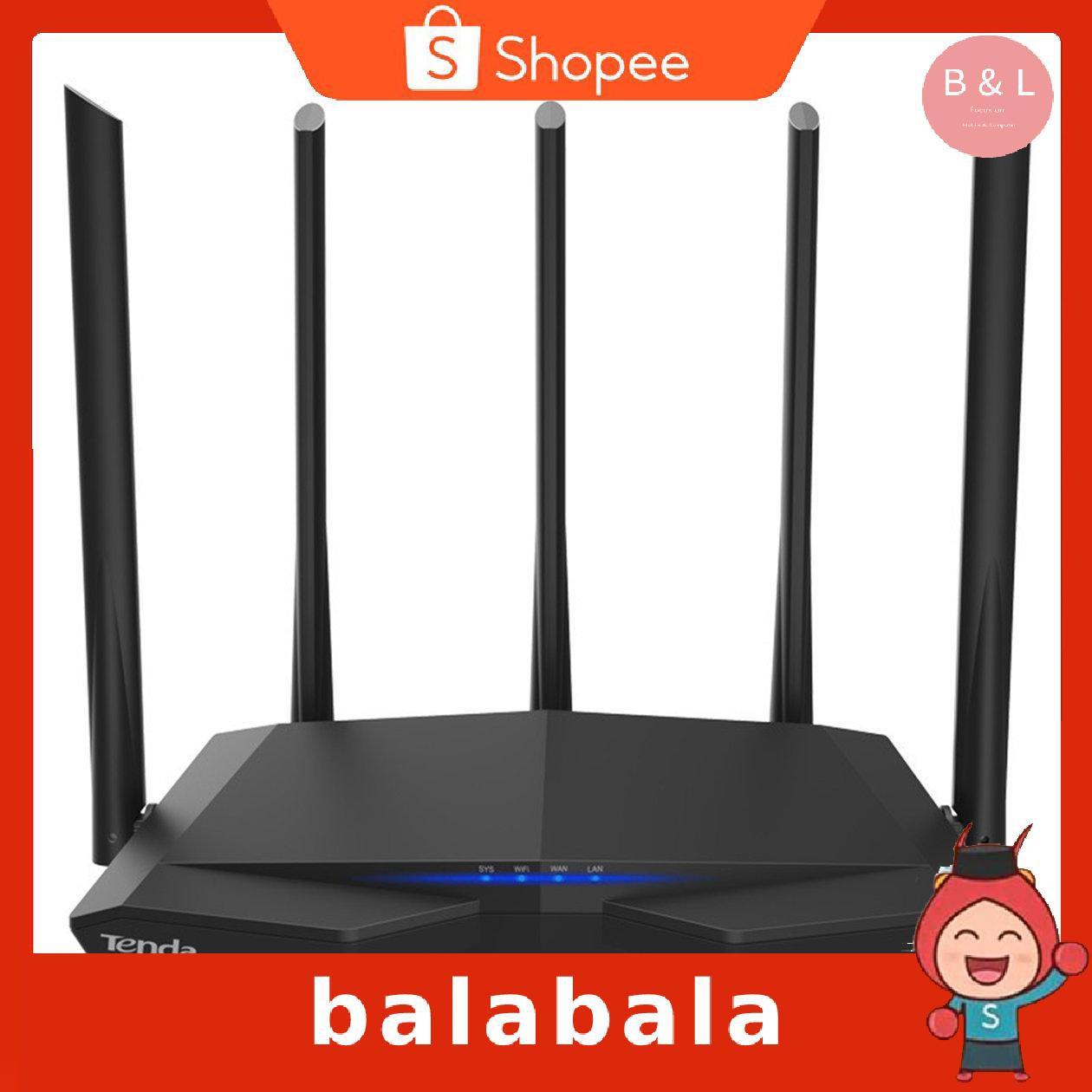 Bộ Định Tuyến Wifi Tenda Ac7 5 Ăng Tenda 5g Tốc Độ Cao