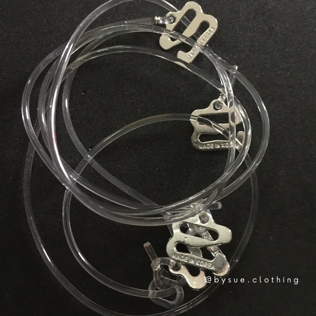 Dây áo lót trong suốt nhựa dẻo siêu mềm mại đàn hồi BY SUE