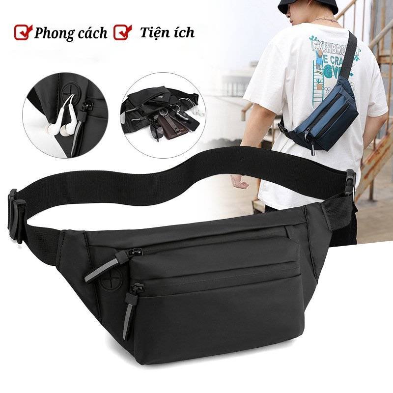 Túi Đeo Chéo Nam Nữ Chống Nước Thời Trang, Cặp Đeo Bao Tử Hông Ngực Thể Thao | BigBuy360 - bigbuy360.vn