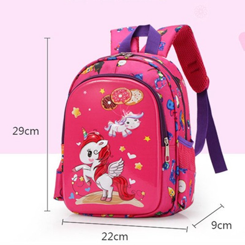 Ba Lô Đi Học Họa Tiết Ngựa Pony Xinh Xắn Dành Cho Bé