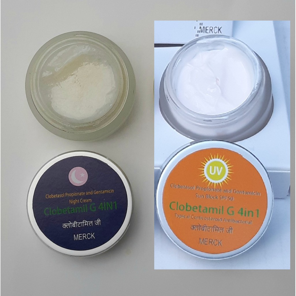 [Giảm thâm Nám] Bộ kem Giảm nám tàn nhang mờ thâm Clobetamil G 4 in 1