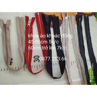 Khóa áo khoác đồng