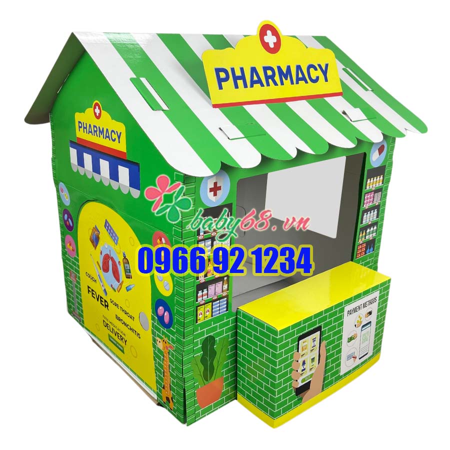 Nhà giấy cho bé - Bộ đồ chơi Hiệu Thuốc Fancy – Fancy Pharmacy
