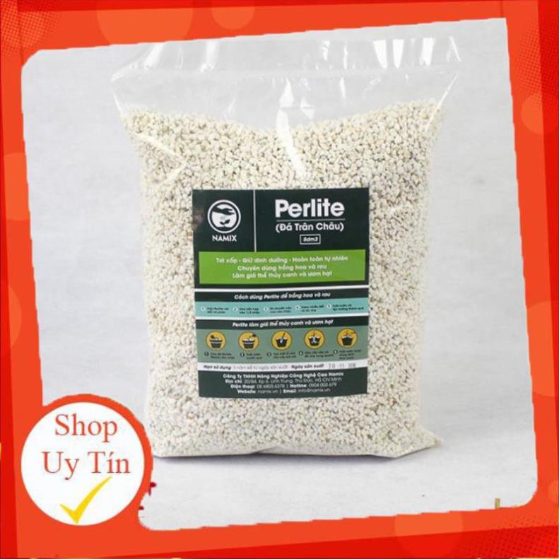 ĐÁ PERLITE- ĐÁ TRÂN CHÂU GÓI 5dm3