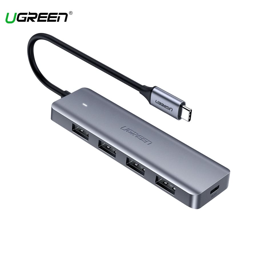 Bộ Chia Hub USB Type C Ra 4 Cổng USB 3.0 Ugreen 70336