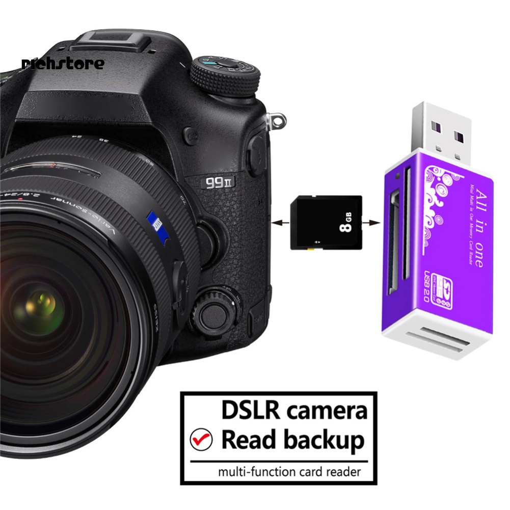 Đầu Đọc Thẻ Nhớ USB 2.0 Đa Năng | BigBuy360 - bigbuy360.vn