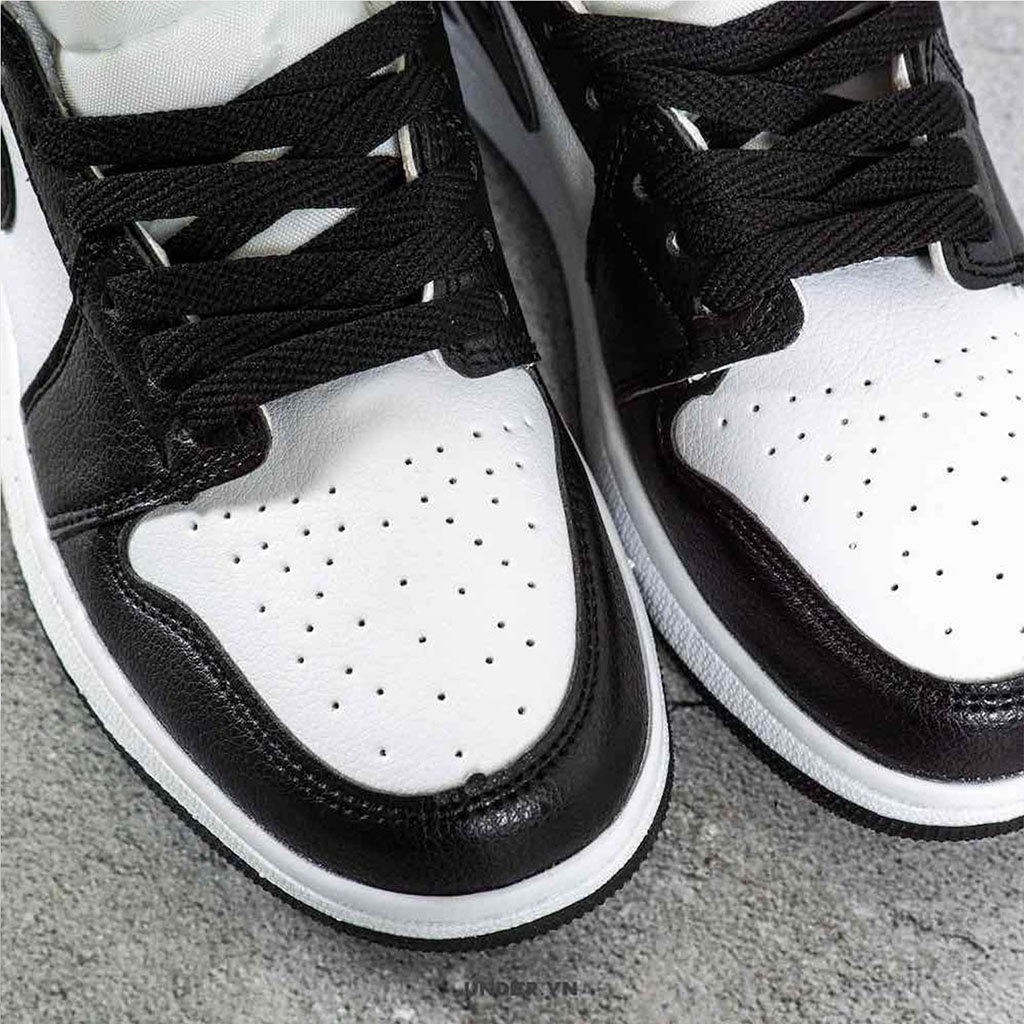 Giày Thể Thao Nam Nữ Giày Nike Air Jordan Panda Đen Trắng Cổ Cao Da Sần Full Box Bill | BigBuy360 - bigbuy360.vn
