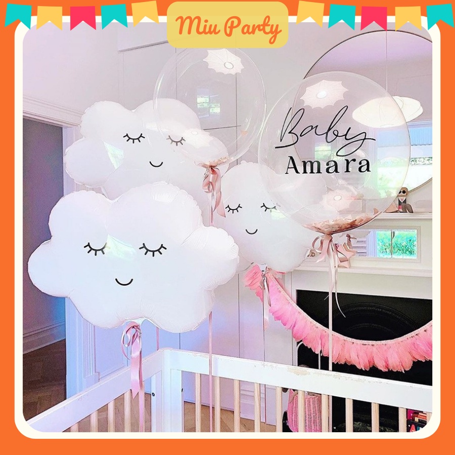 [Tphcm] Bóng Bóng Hình Đám Mây 70Cm Trang Trí Tiệc Tùng Sinh Nhật - Miuparty