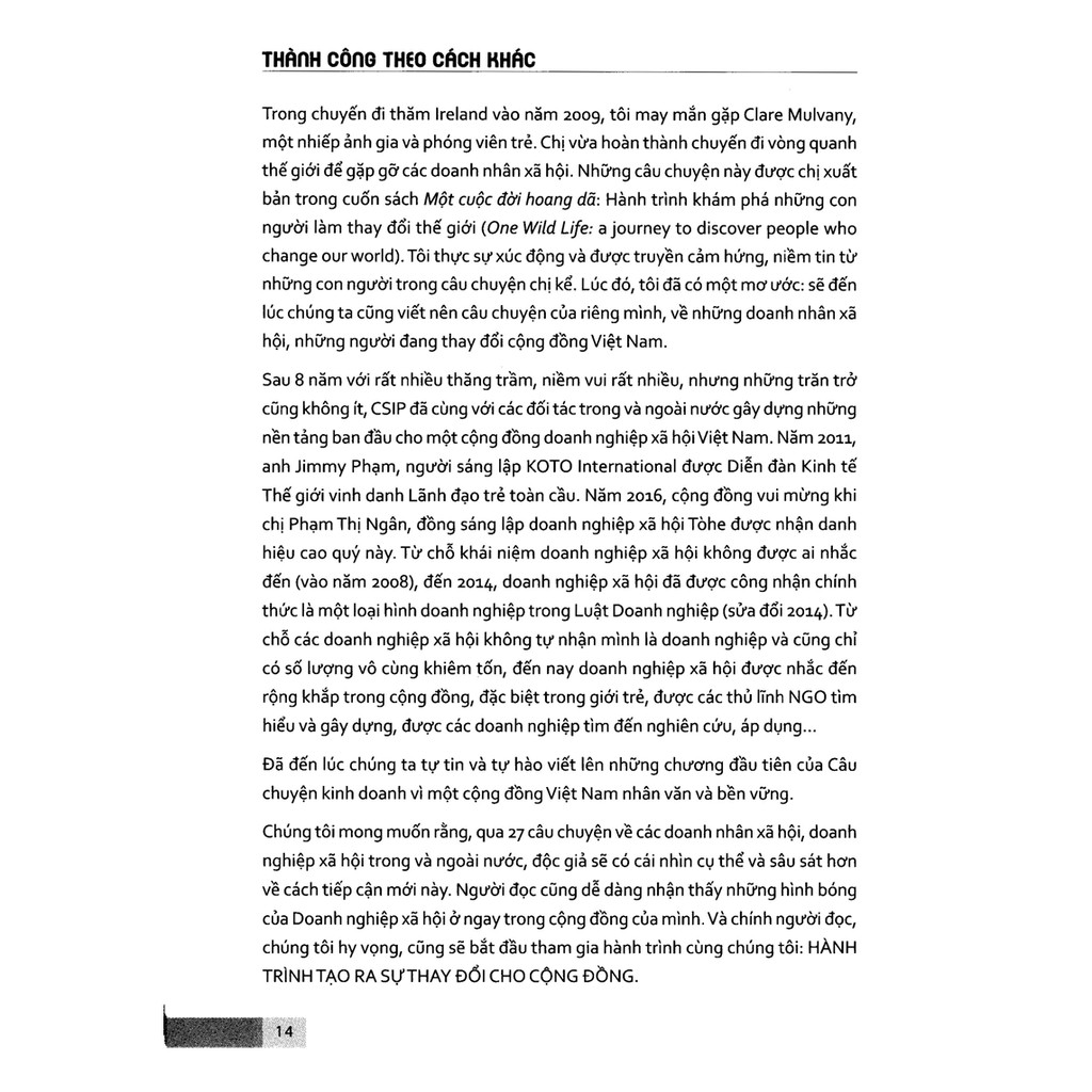 Sách - Thành công theo cách khác