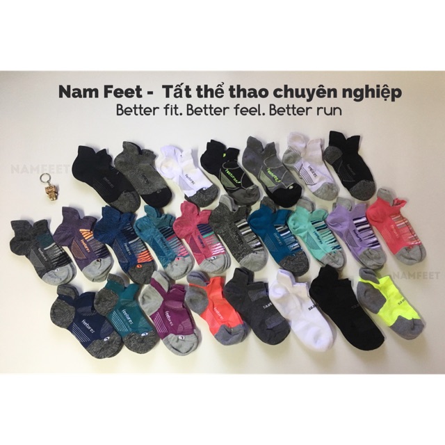 Tất Cổ ngắn Xịn 🔺 Tất Feetures Cao cấp xuất Mỹ, bh 1 năm bai dão, siêu bền, khử mùi tuyệt đối