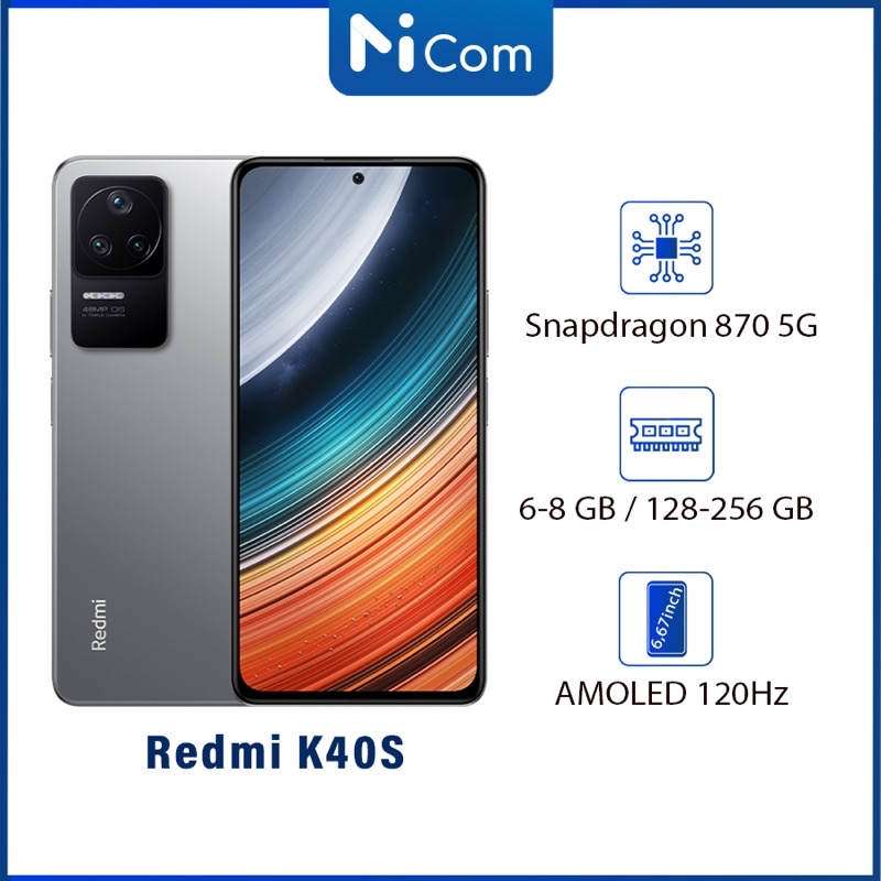 Điện thoại Xiaomi Redmi K40S 8/128 GB nguyên seal