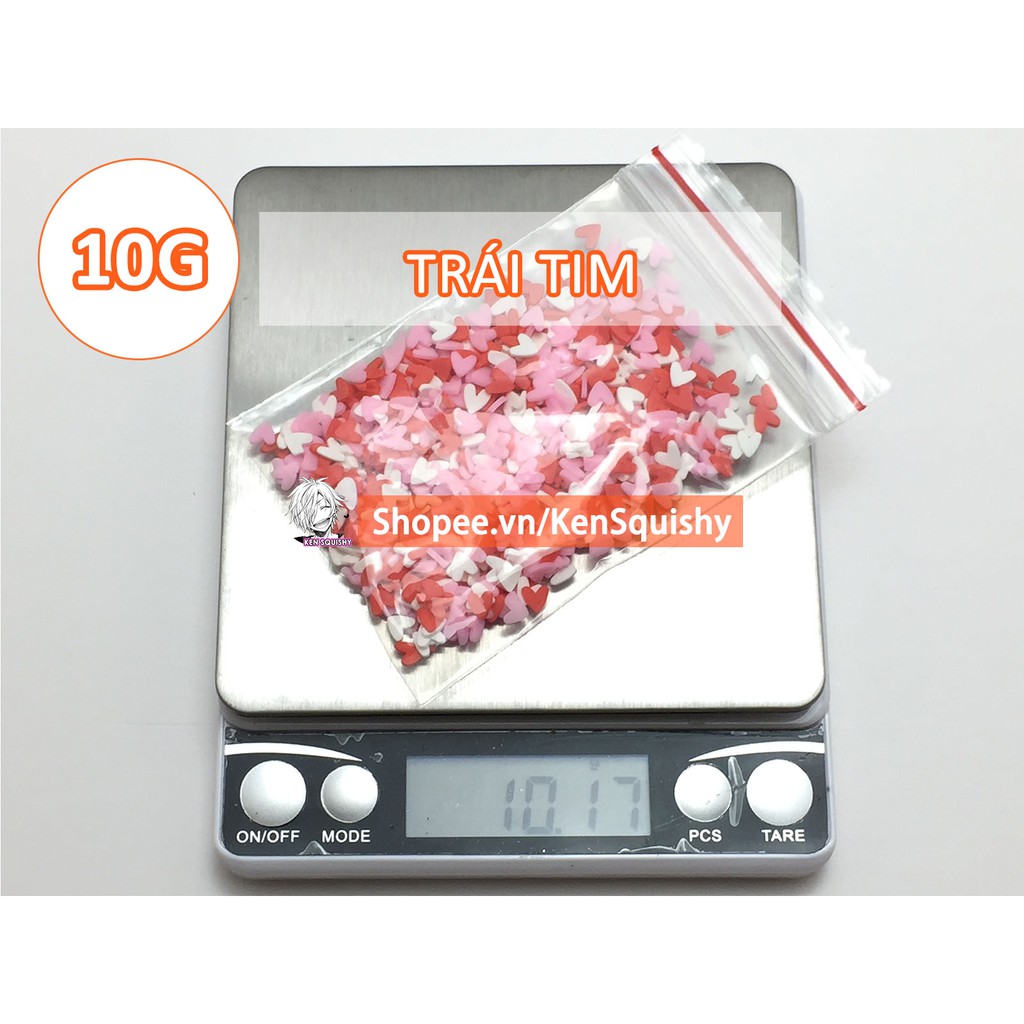 Cốm 10Gram Các Loại Nguyên Liệu Làm và Trang Trí Slime