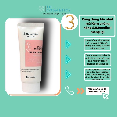 Kem chống nắng SJMmedical Anti U-V, KCN SJMmedical Anti U-V 50g SPF 50+ PA++++ KCN1031 | BigBuy360 - bigbuy360.vn