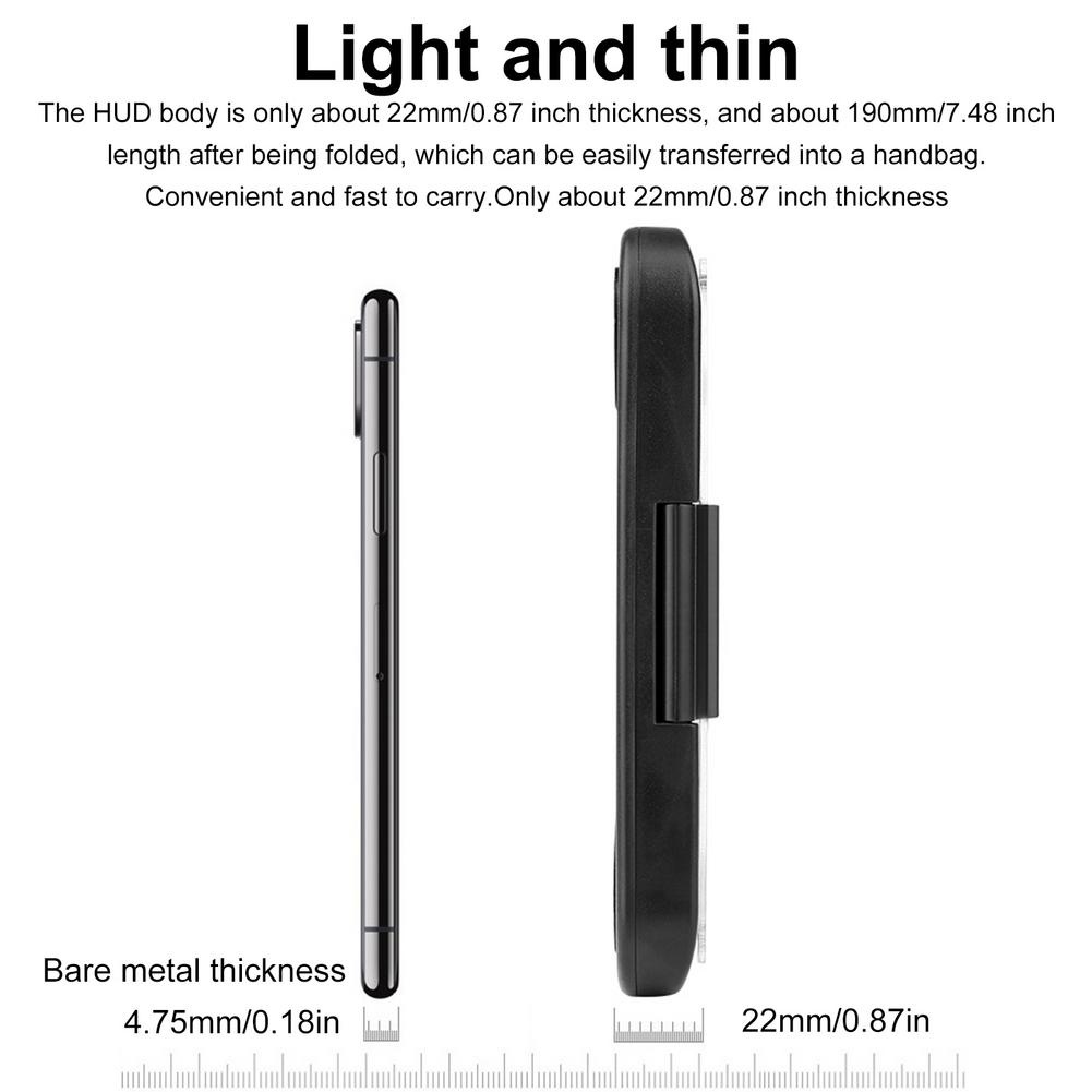 Máy Chiếu Định Vị GPS Kiêm Kính Chắn Gió Xe Hơi Thông Dụng Kèm Sạc Không Dây