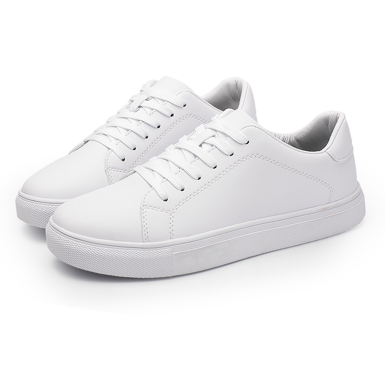 Giày Sneaker Nam thể thao màu trắng cổ cao cho học sinh phong cách Hàn Quốc TAKUTA mã TT