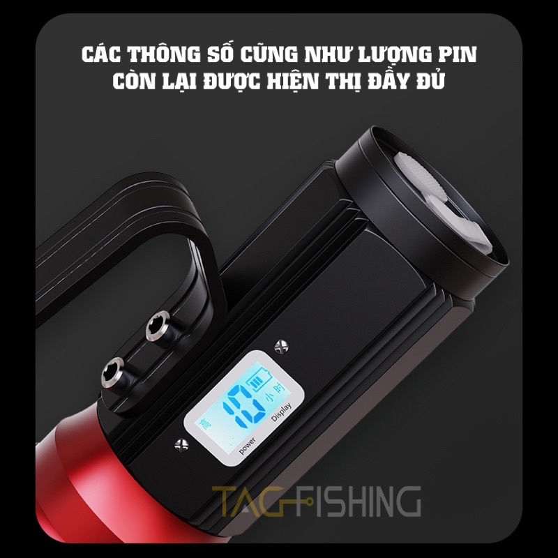 Đèn soi phao, soi ổ Lianqiu LQ 905 4 màu - Cao Cấp, đèn soi phao câu cá ban đêm