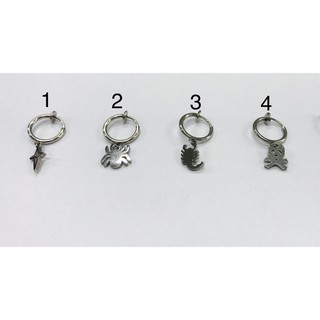 Khuyên vòng kẹp gắn hình/ khuyên tai không cần lỗ
