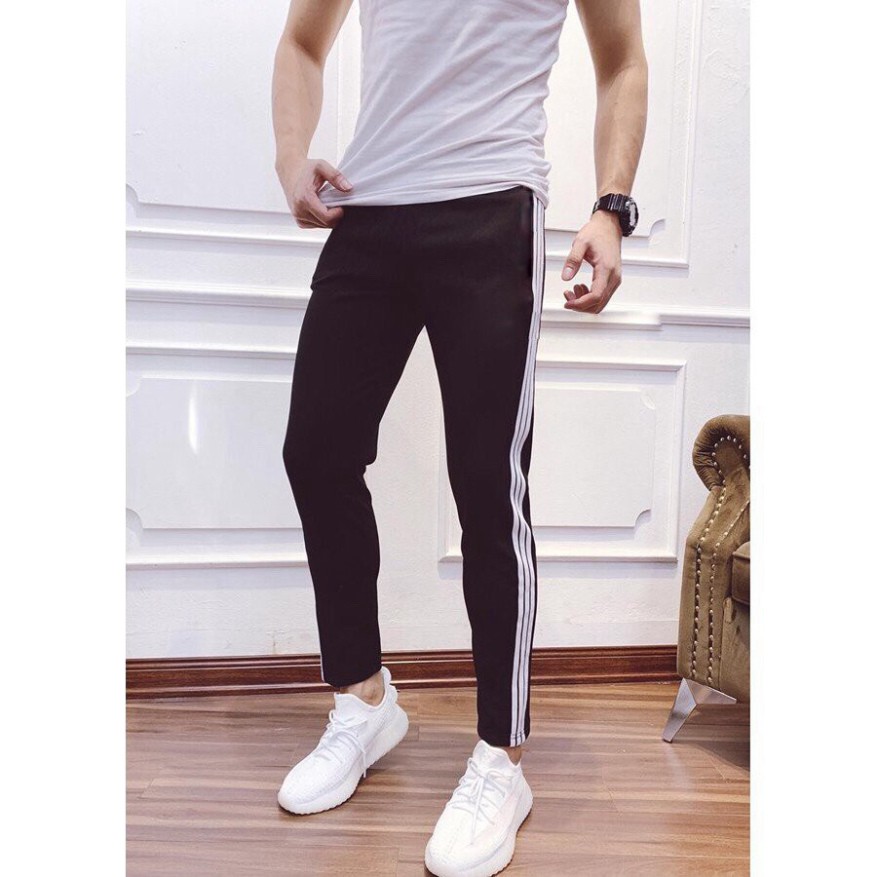 Quần thể thao nam nữ JK fashion nỉ dày dặn 3 sọc Jogger | BigBuy360 - bigbuy360.vn