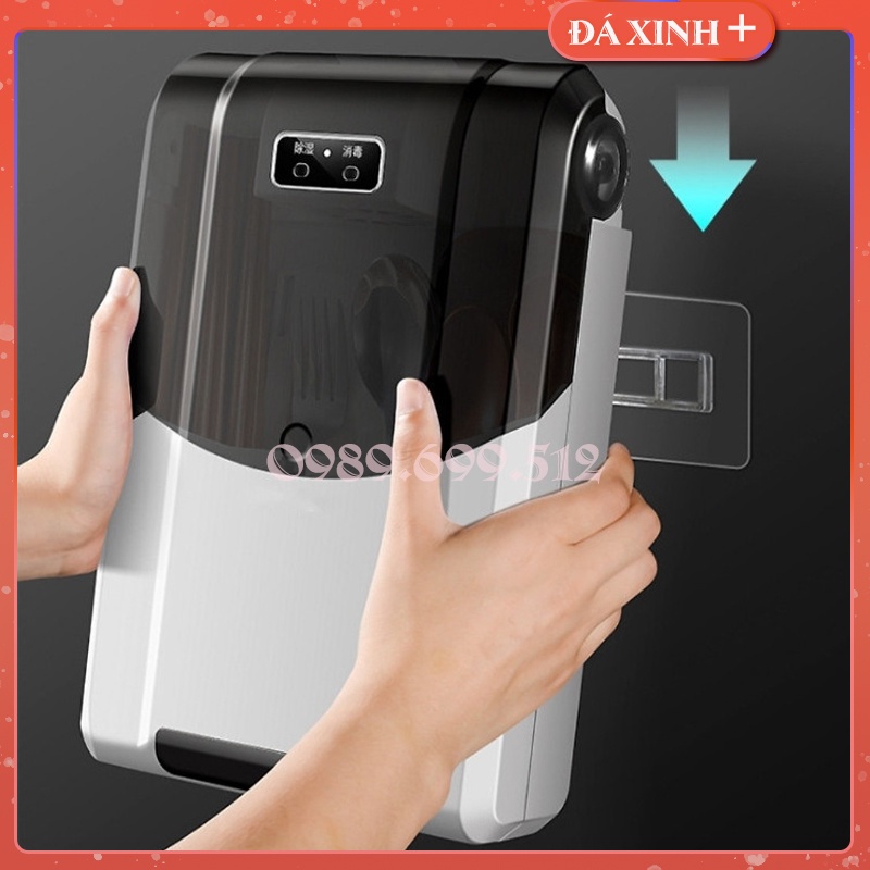 Hộp Đựng Đũa Thìa Và Sấy - Khử Khuẩn Bằng Tia UV Cao Cấp