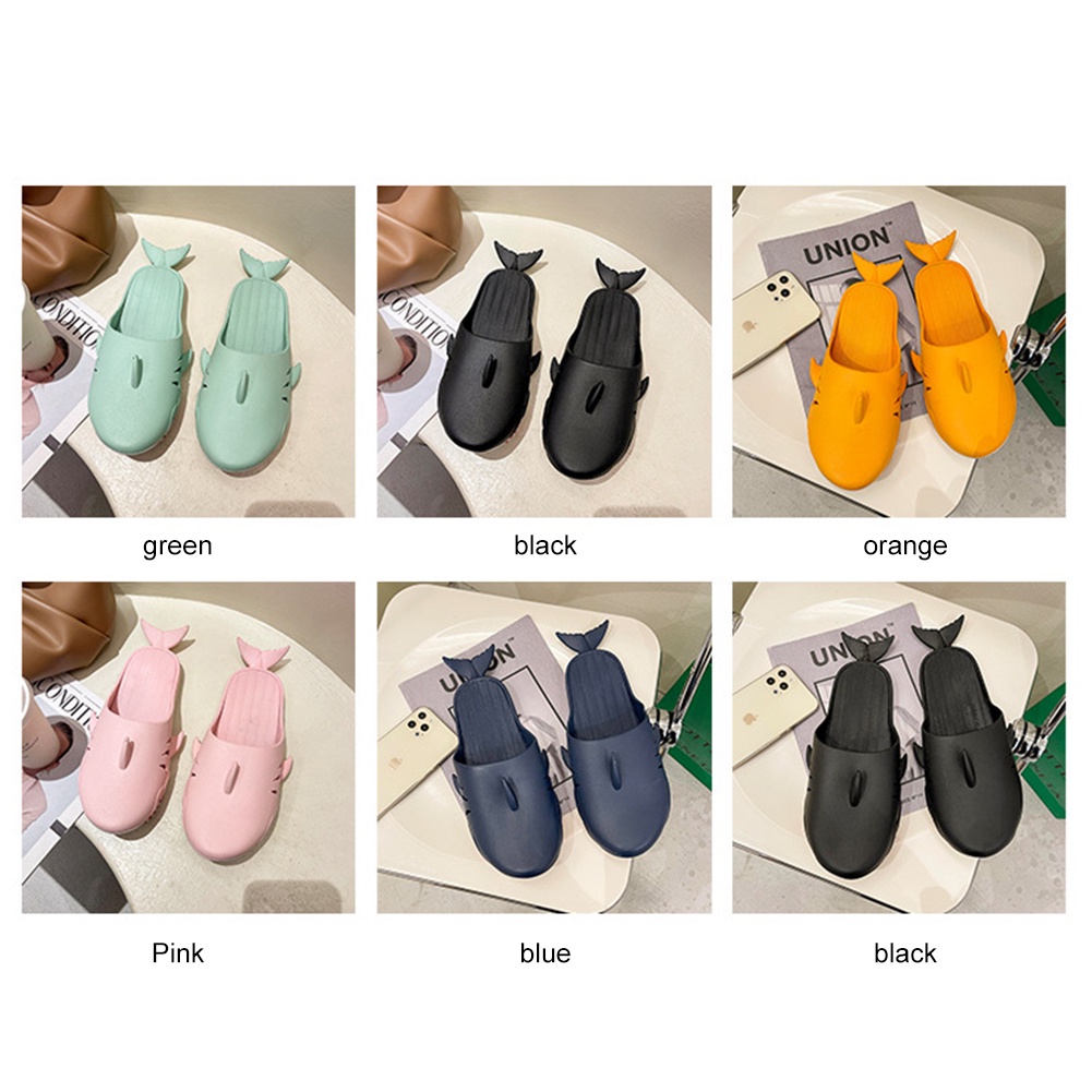 Vui Cá Tính cá mập Dép phim hoạt hình mùa hè Bao Đầu cha mẹ và con vài bãi biển Giày