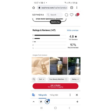 [ Minisize 10ml ] Kem Dưỡng Kiềm Dầu, Sáng Da Dạng Lỏng Algenist Algae Niacinamide Moisture Veil