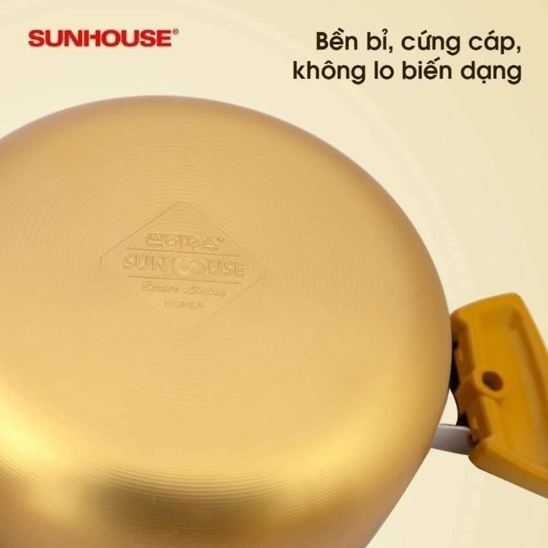 BỘ 3 NỒI SUNHOUSE VÀNG..