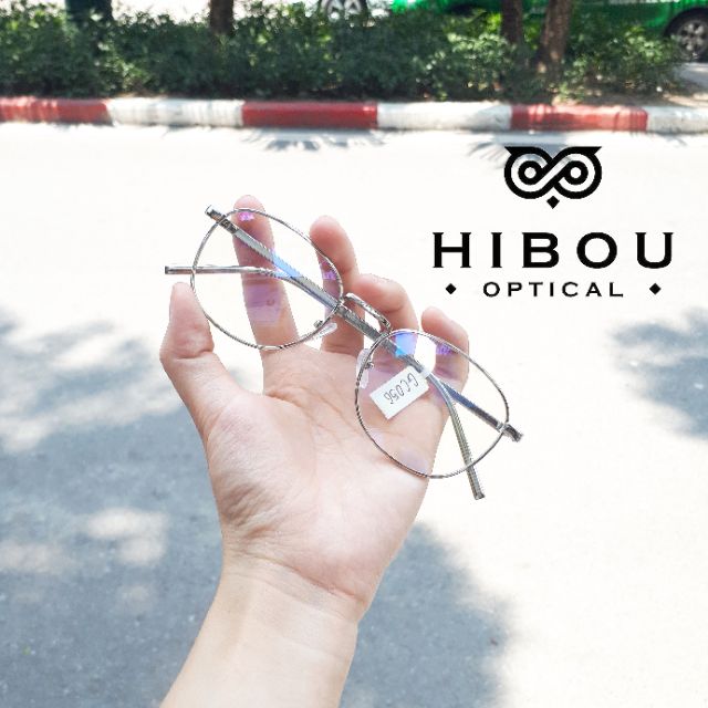 Gọng kính cận Oval GC056 - Hibou Optical chuyên lắp mắt cận thời trang siêu mỏng