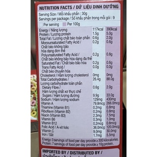 Ngũ cốc dinh dưỡng Kelloggs Froot Loop 285g