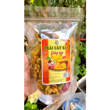 500Gr thập cẩm trái cây sấy vỡ đủ vị giòn ngon loại ngon