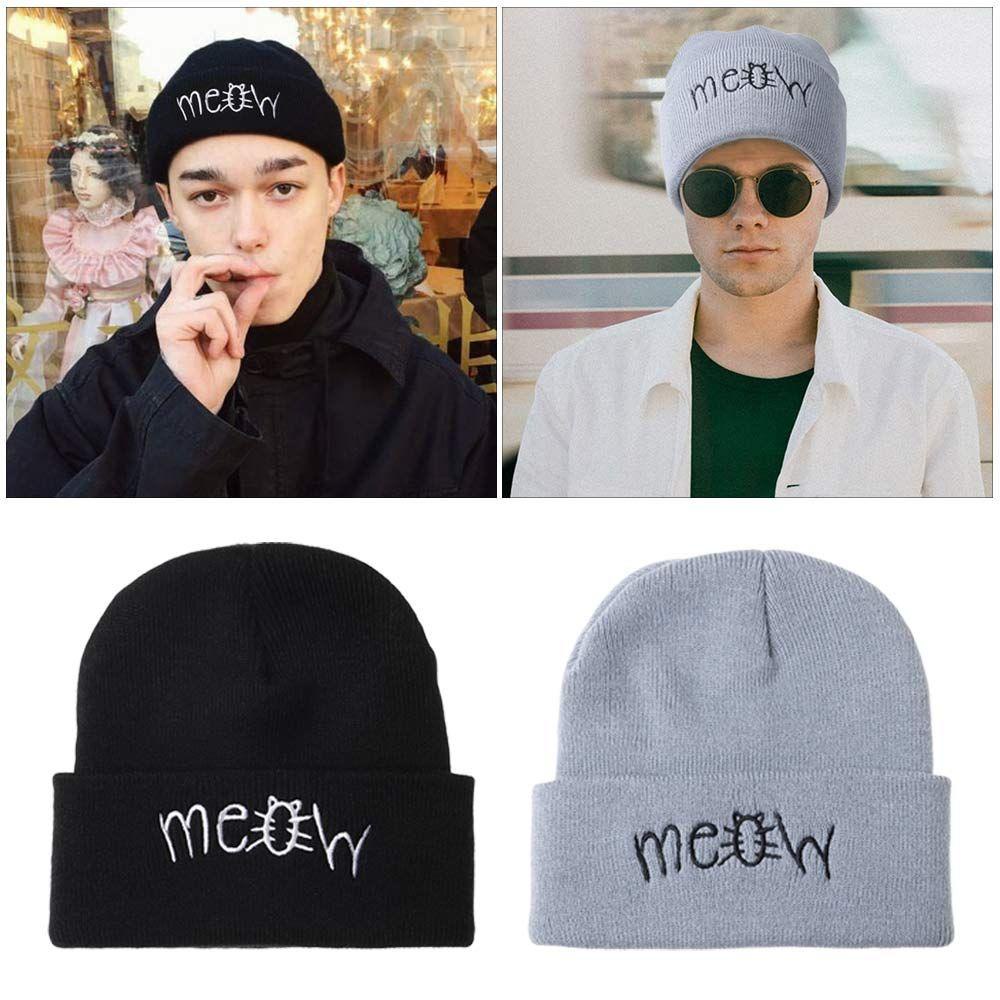 Mũ Beanie Giữ Ấm Mùa Đông Hình Người Ngoài Hành Tinh Mới